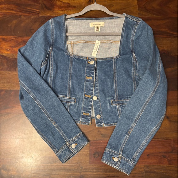 Madewell Tops - Madewell Blue Denim top with long sleeves